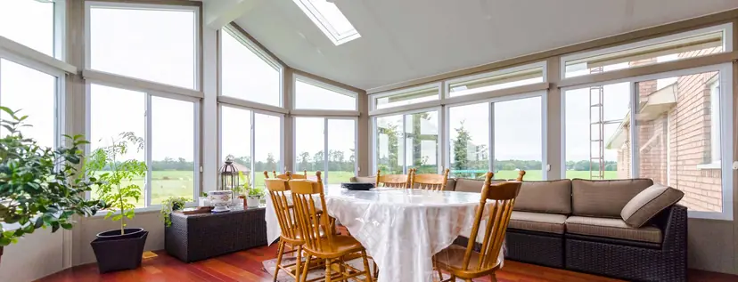 Sunspace Model 400 insulated sunroom interior